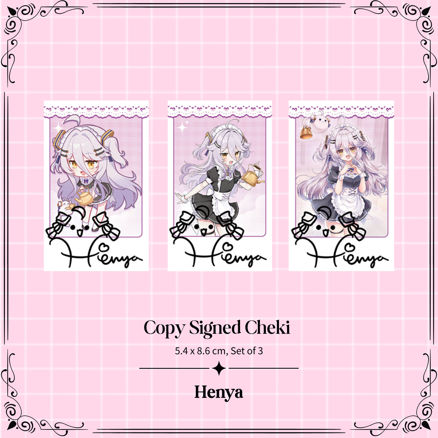 #Vmaidinvasion Copy Signed Cheki Set