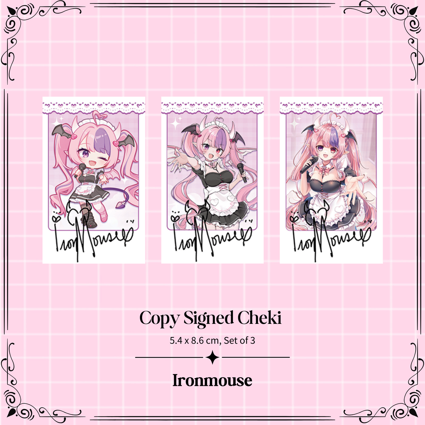 #Vmaidinvasion Copy Signed Cheki Set