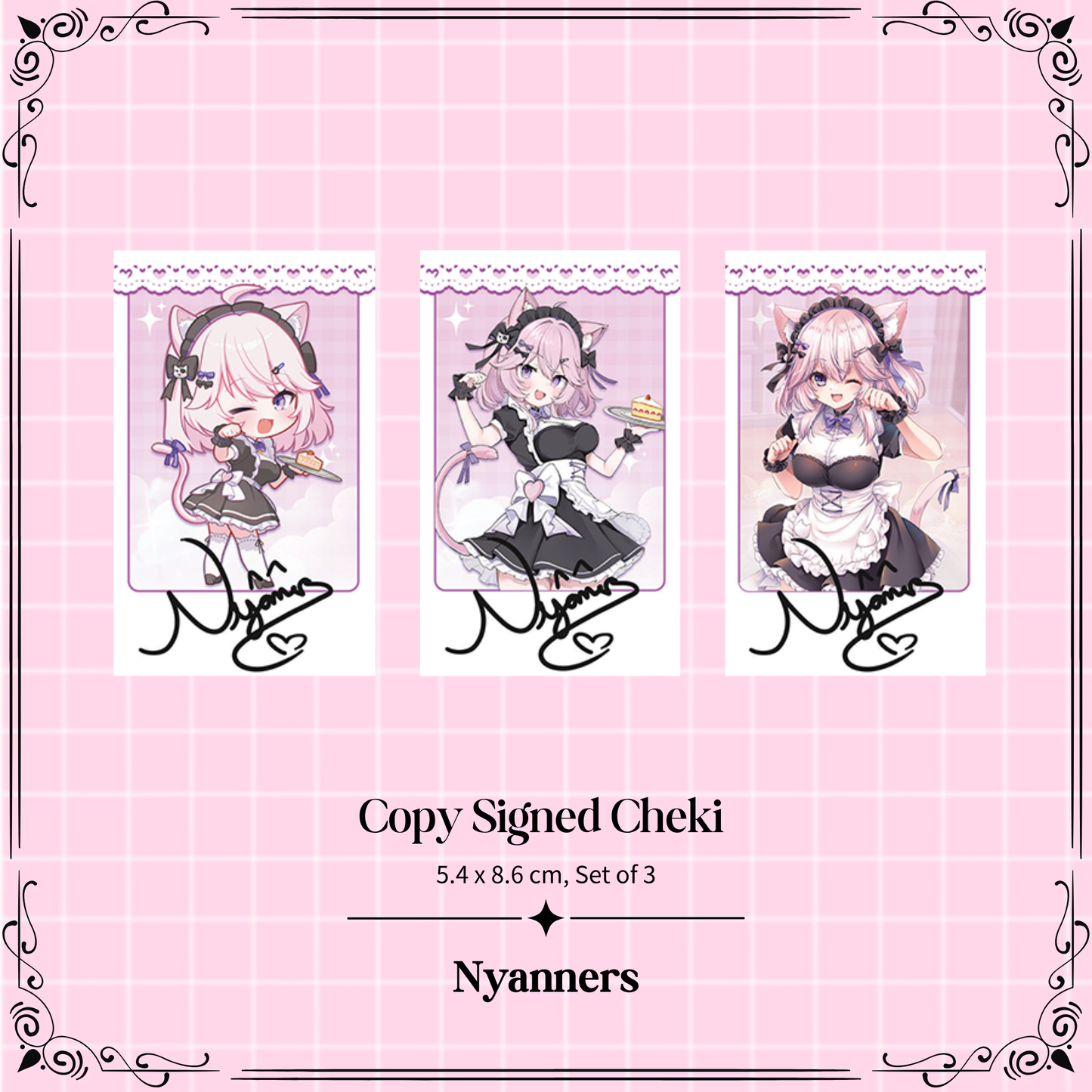 #Vmaidinvasion Copy Signed Cheki Set